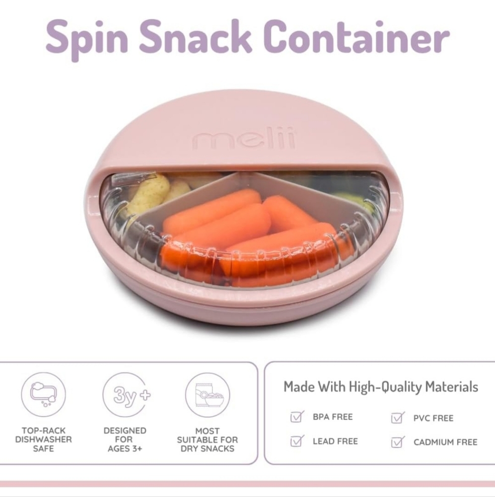 MELII spin snack container